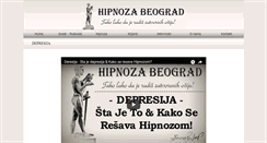 Desktop Screenshot of depresija.hipnoza.org