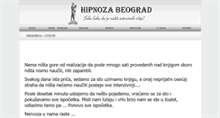 Desktop Screenshot of memorija-ucenje.hipnoza.org